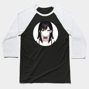 cute anime girl portrait Baseball T-Shirt